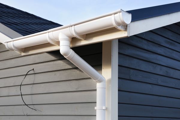 PVC Rain Gutter Installation in Eugene